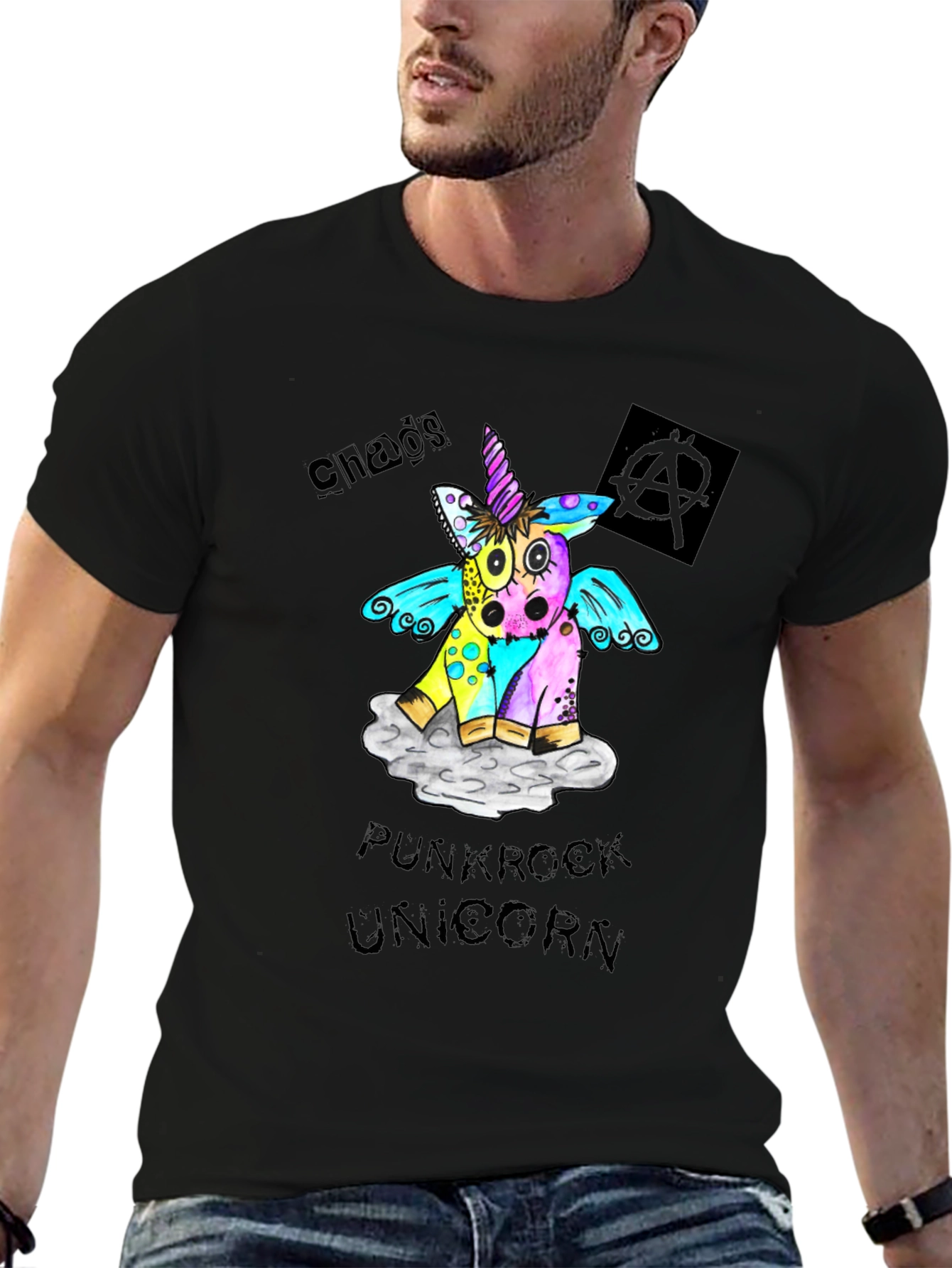 Chaos Punkrock Unicorn T-Shirt