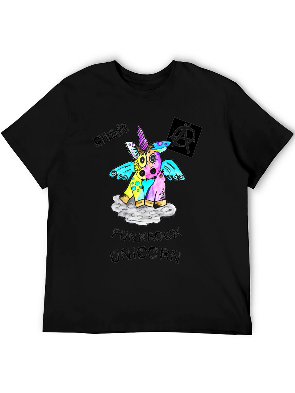 Chaos Punkrock Unicorn T-Shirt