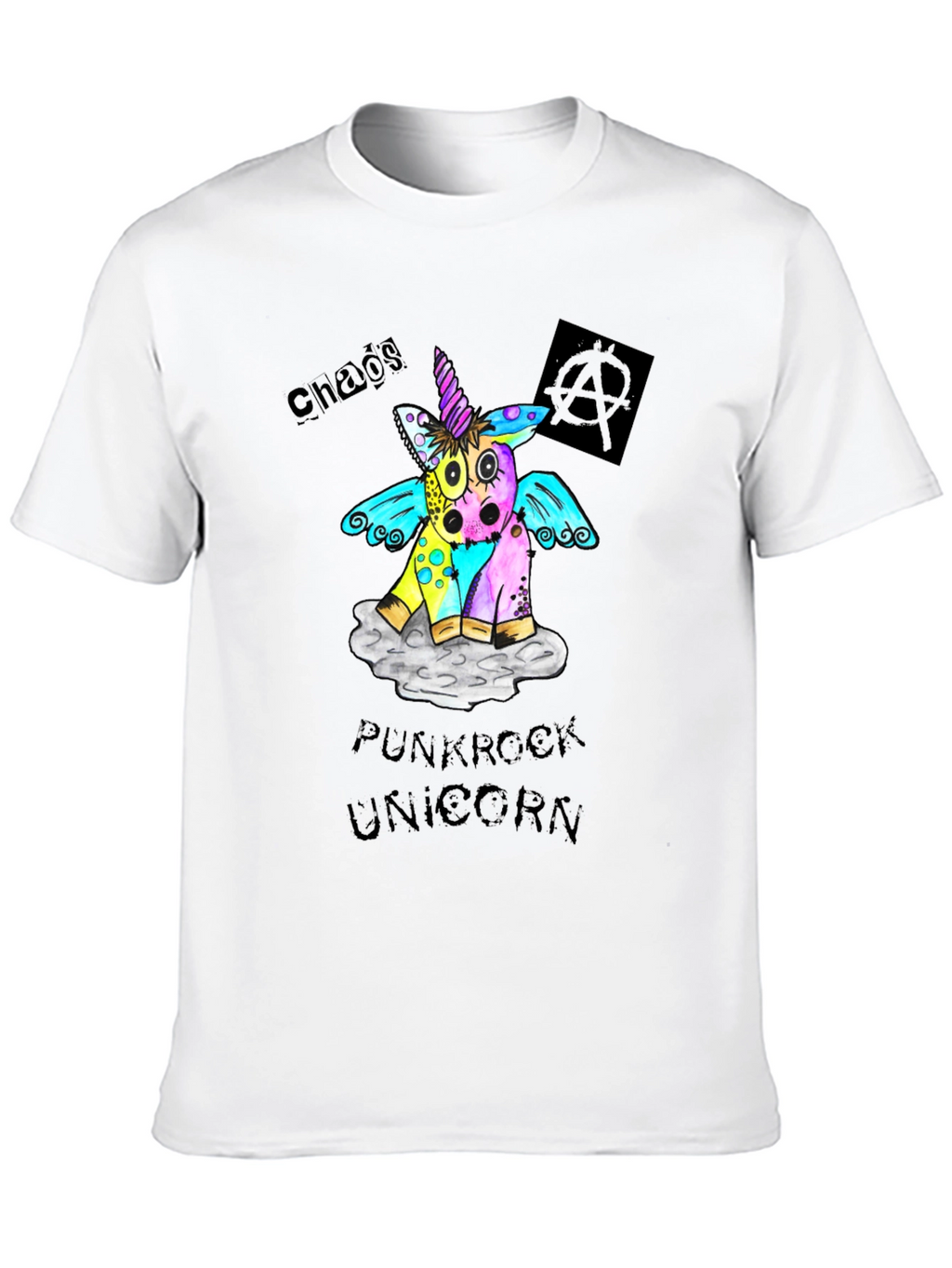 Chaos Punkrock Unicorn T-Shirt