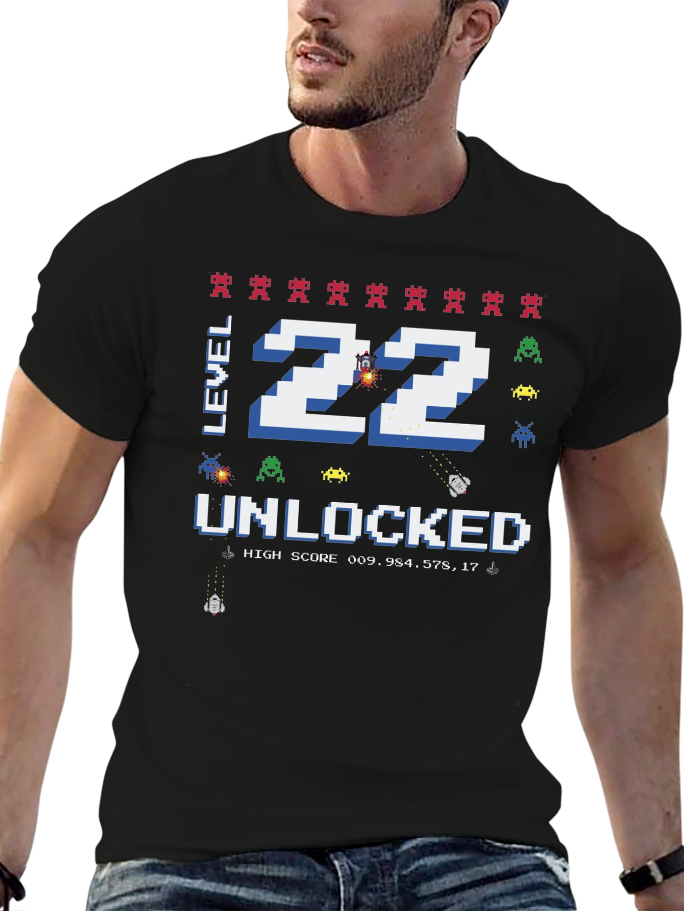 Level 22 Unlocked Gamer T-Shirt