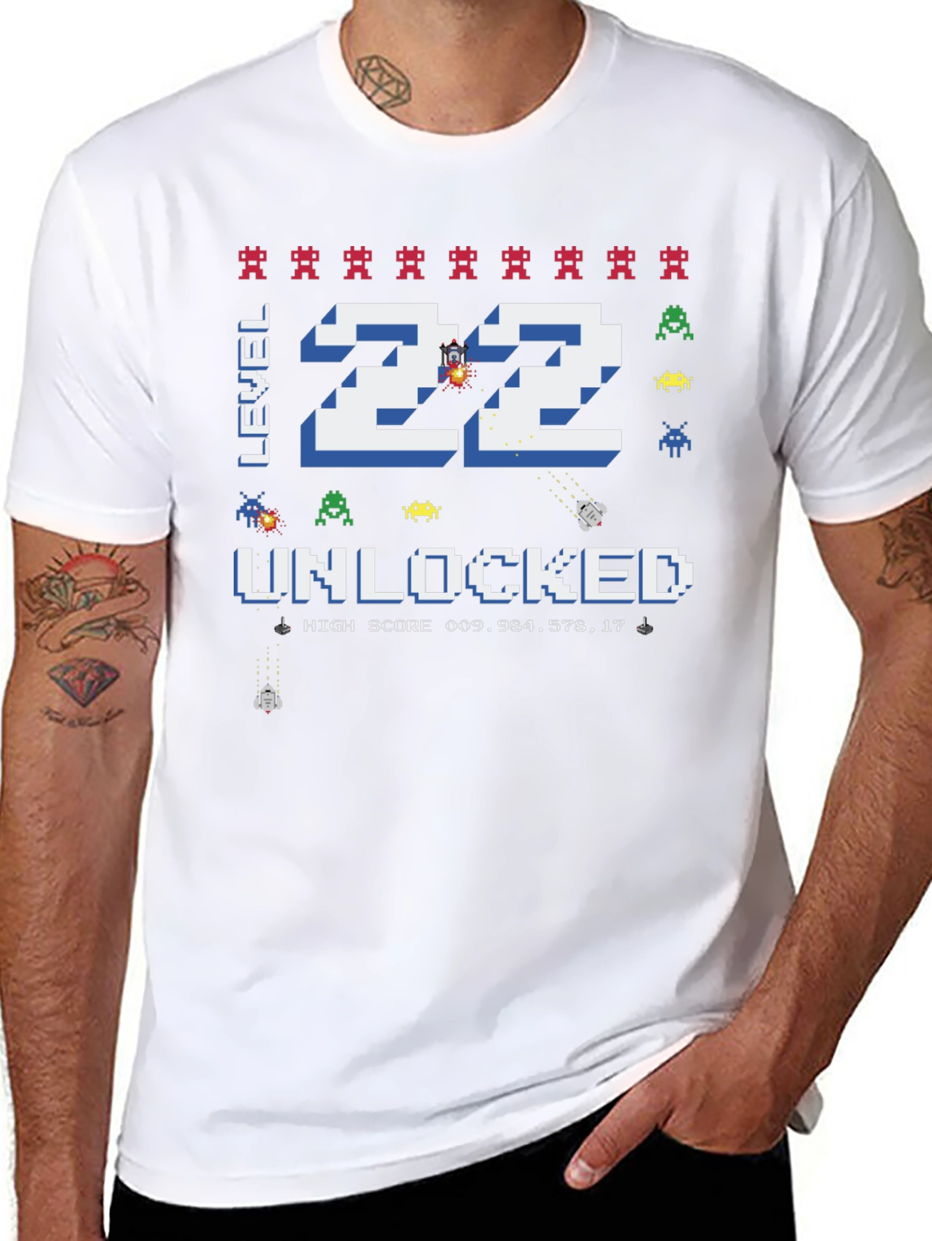 Level 22 Unlocked Gamer T-Shirt