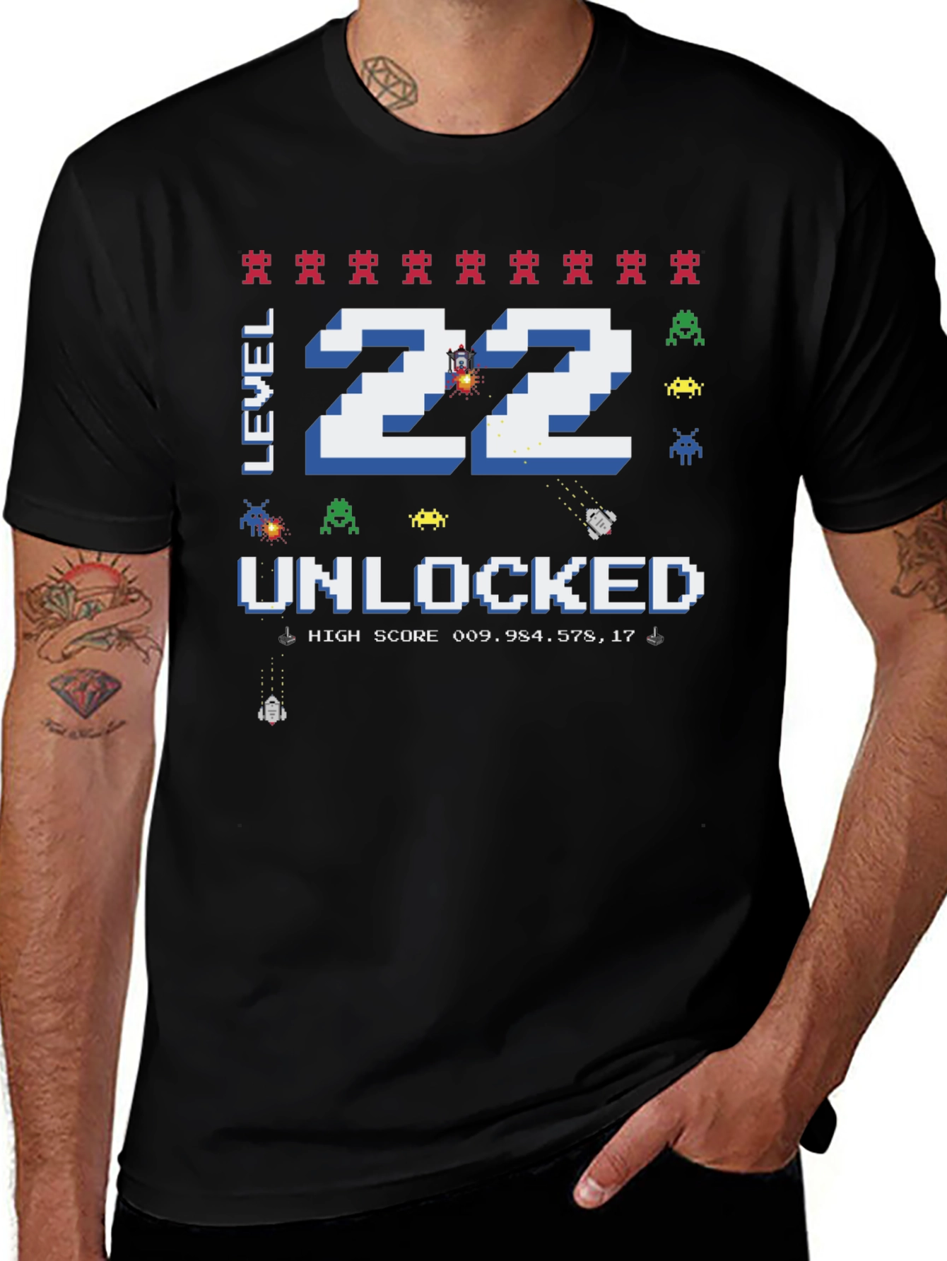 Level 22 Unlocked Gamer T-Shirt
