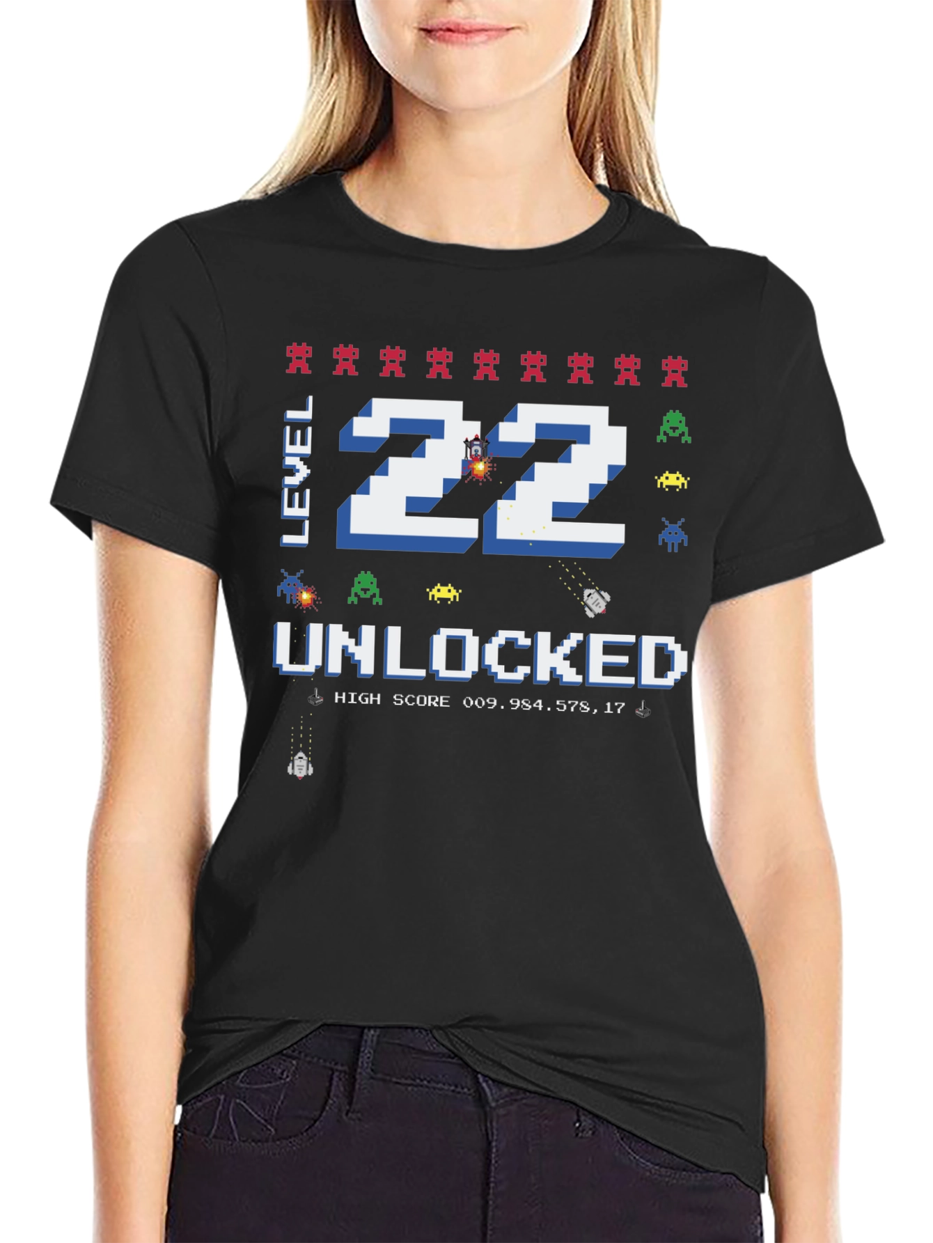 Level 22 Unlocked Gamer T-Shirt