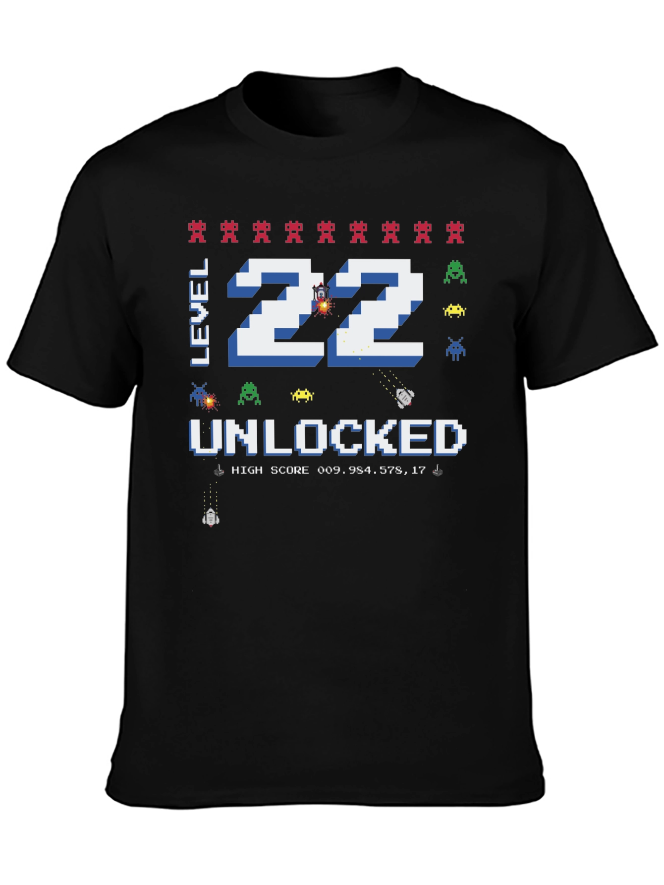Level 22 Unlocked Gamer T-Shirt