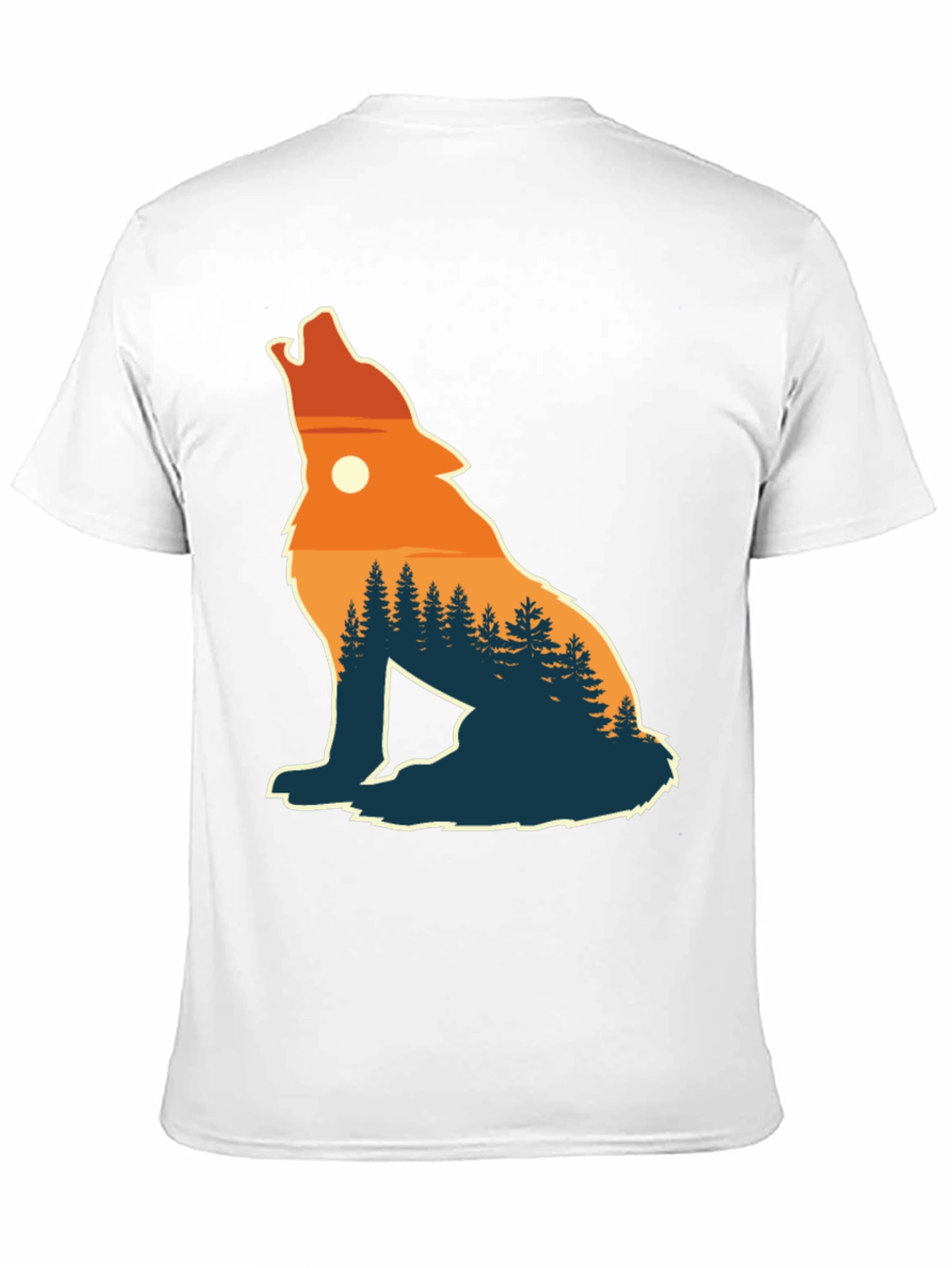 Wolf Silhouette Nature T-Shirt