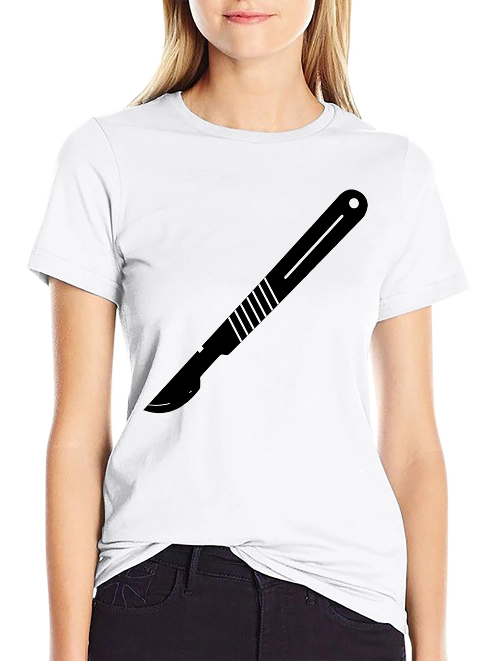 Scalpel Graphic T-Shirt - Cool Surgical Design