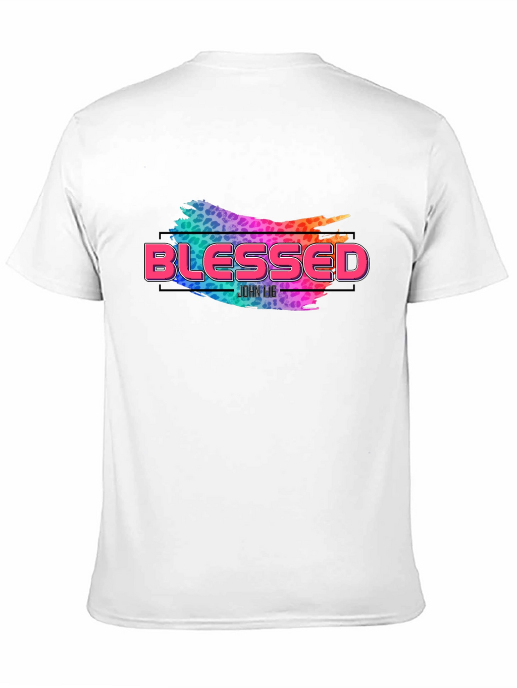 Blessed Graphic Print Black T-Shirt