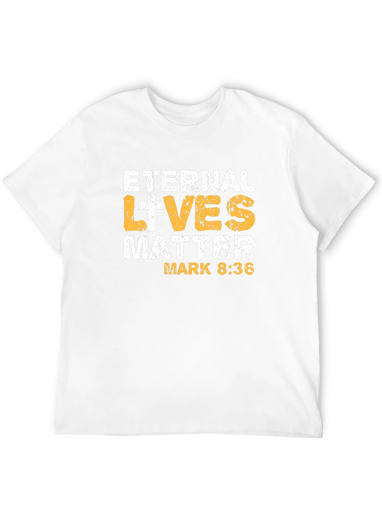 Eternal Lives Matter T-Shirt - Mark 8:36 Black