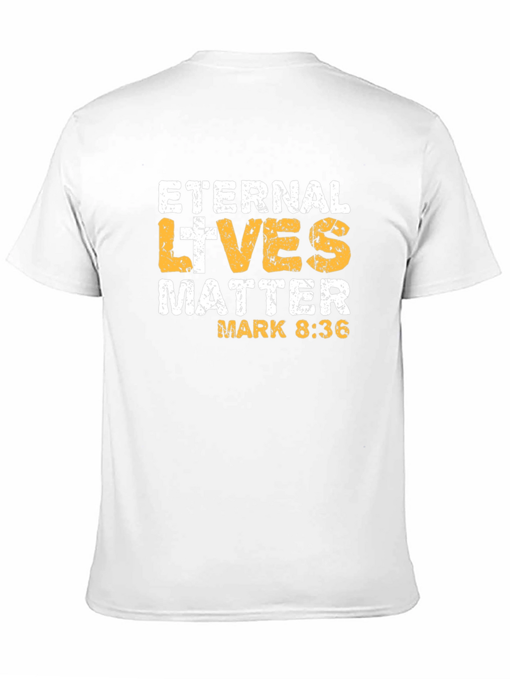 Eternal Lives Matter T-Shirt - Mark 8:36 Black