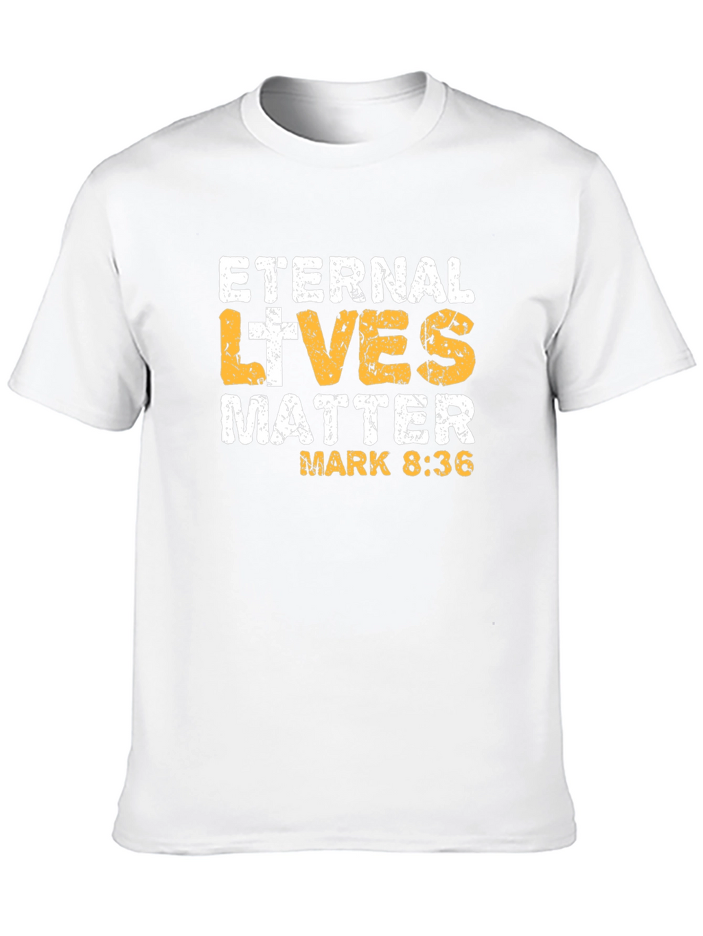 Eternal Lives Matter T-Shirt - Mark 8:36 Black