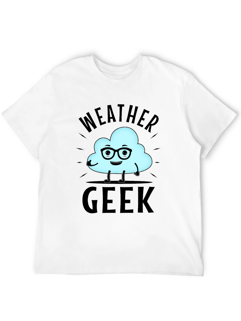 Weather Geek T-Shirt - Black Cotton Tee