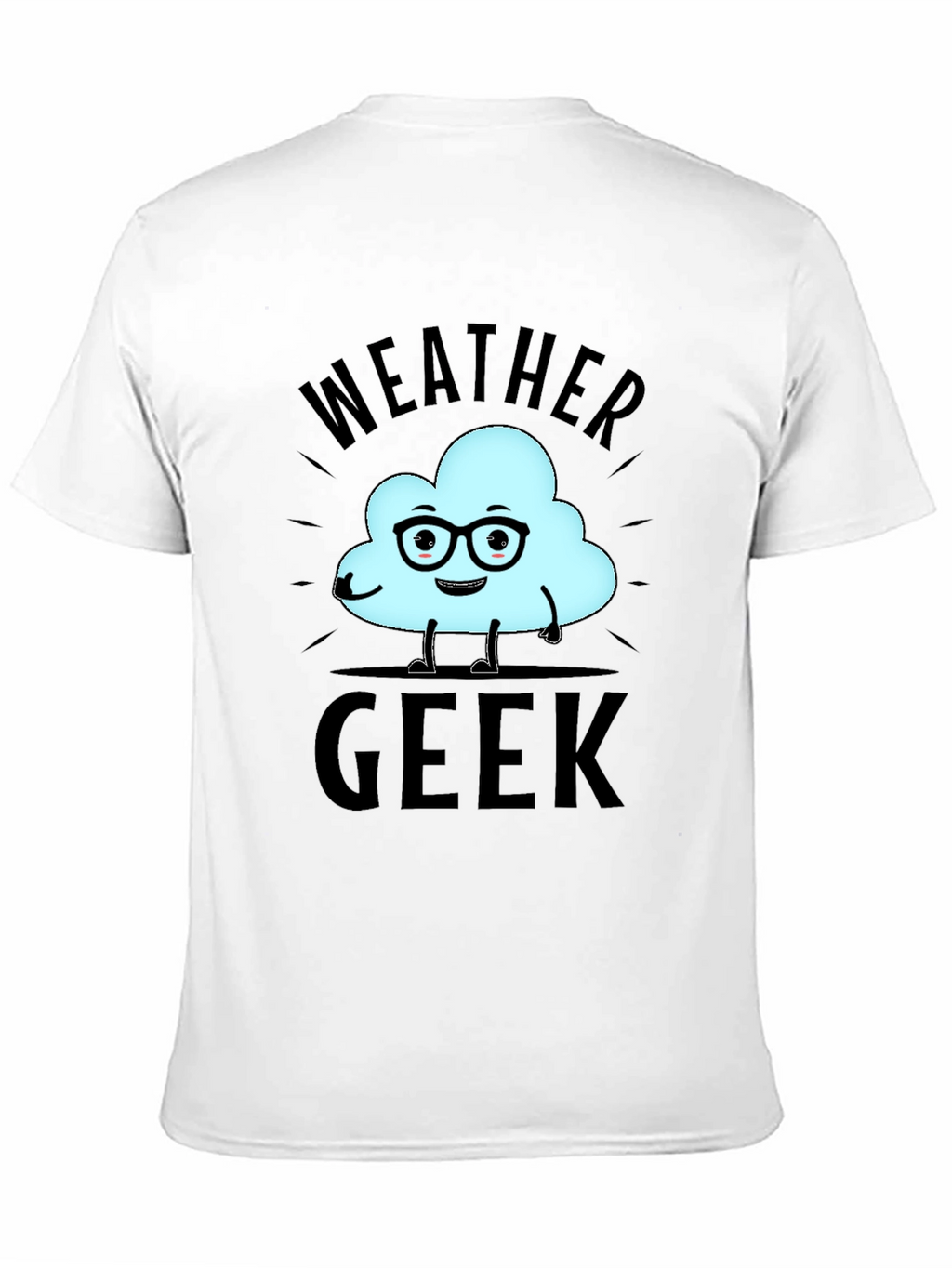 Weather Geek T-Shirt - Black Cotton Tee