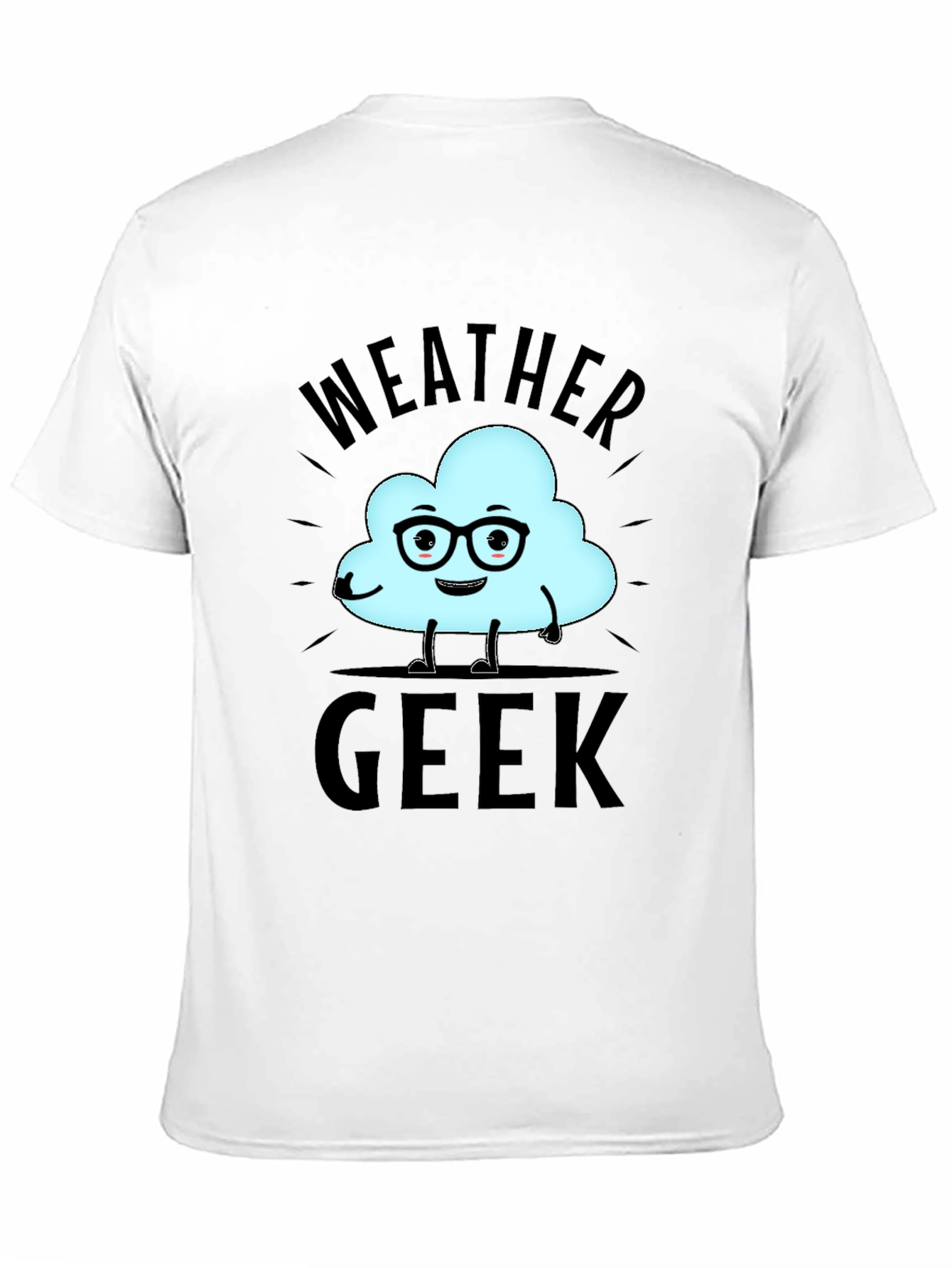 Weather Geek T-Shirt - Black Cotton Tee