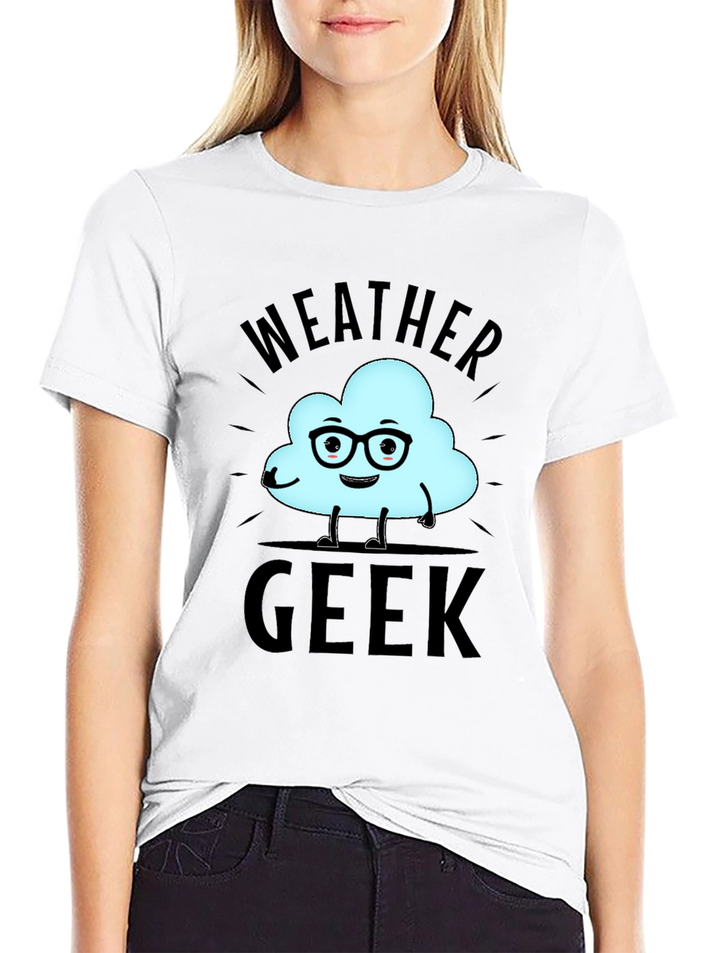 Weather Geek T-Shirt - Black Cotton Tee