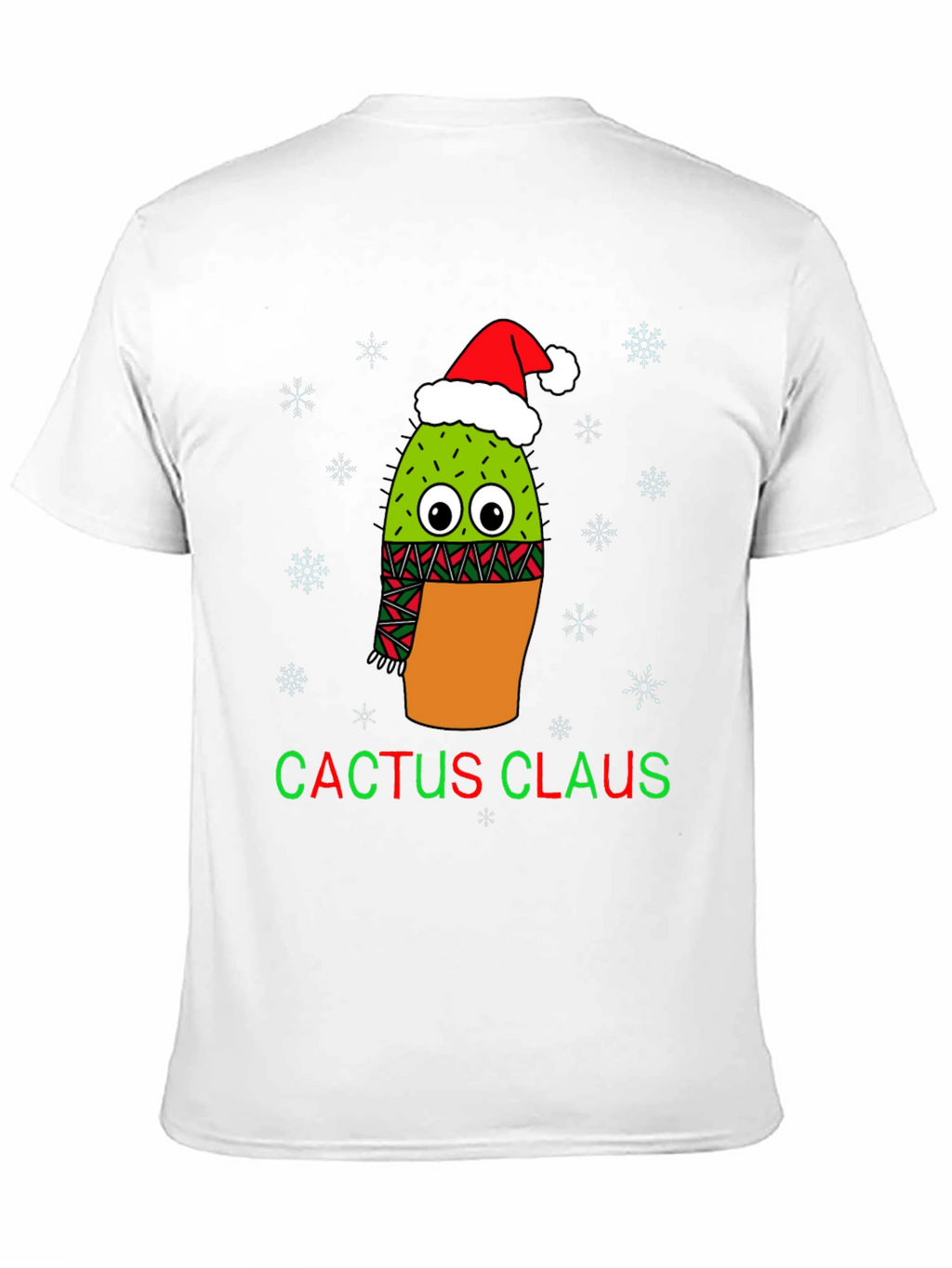 Cactus Claus Christmas Graphic Tee