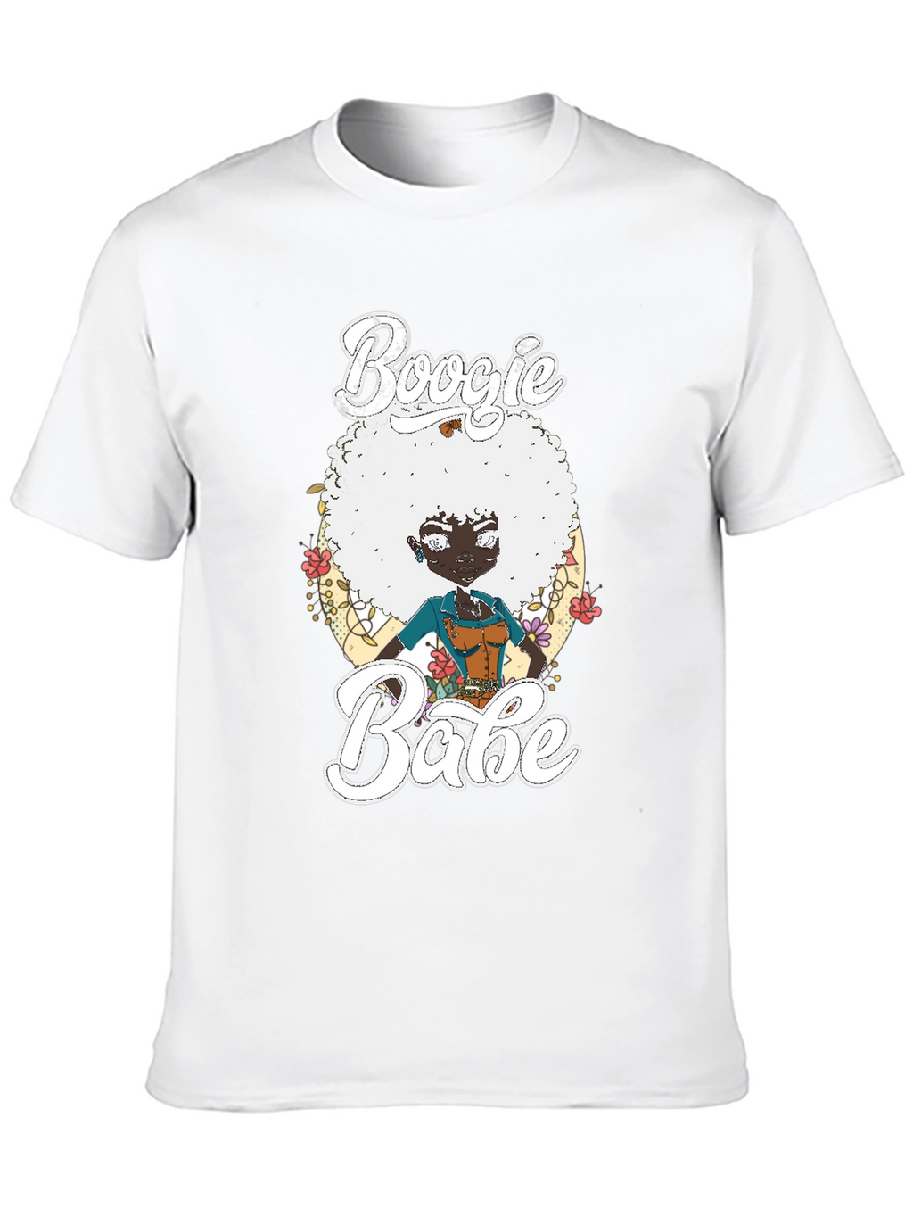 Boogie Babe T-Shirt Black Cotton Tee