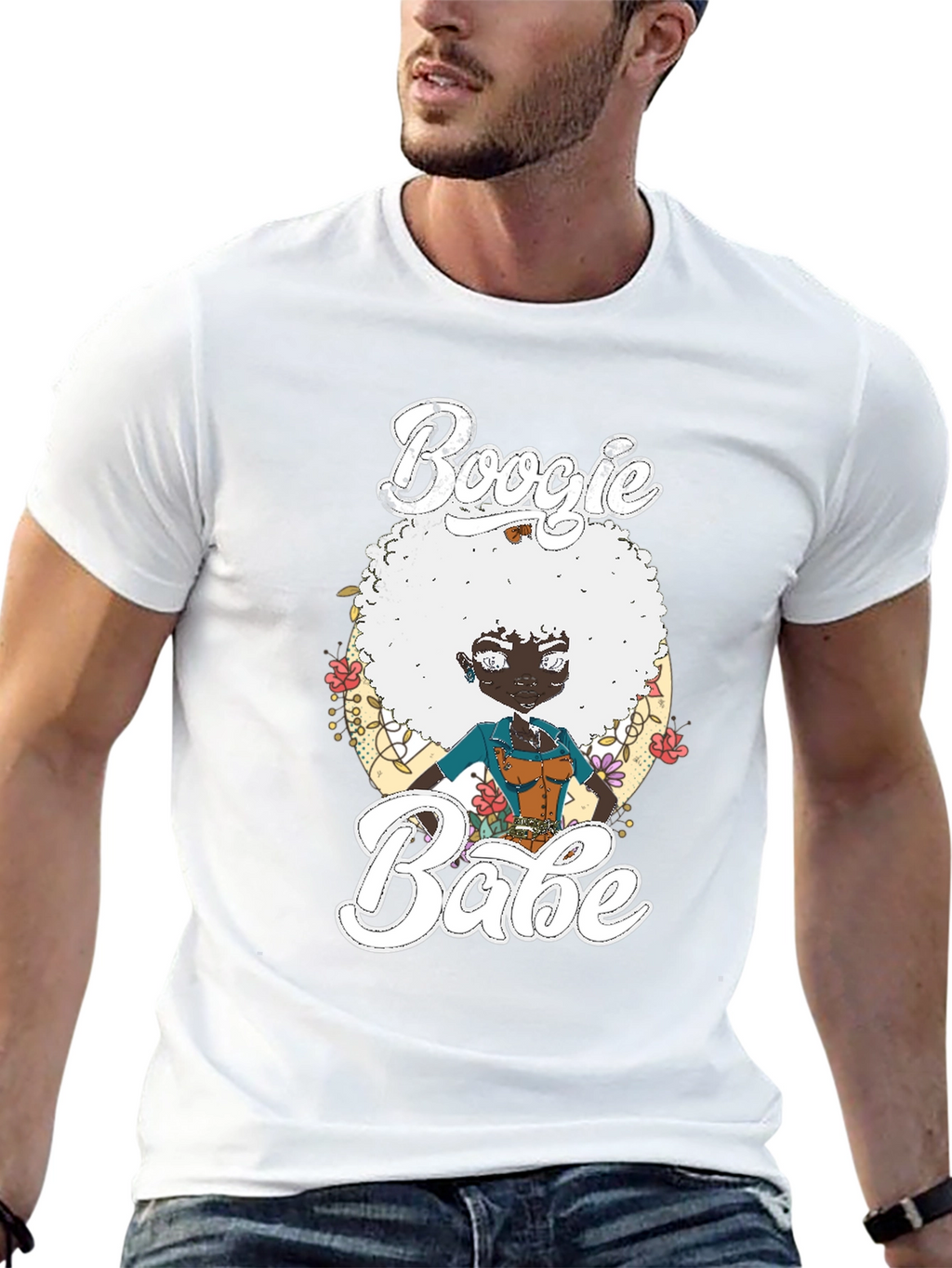 Boogie Babe T-Shirt Black Cotton Tee