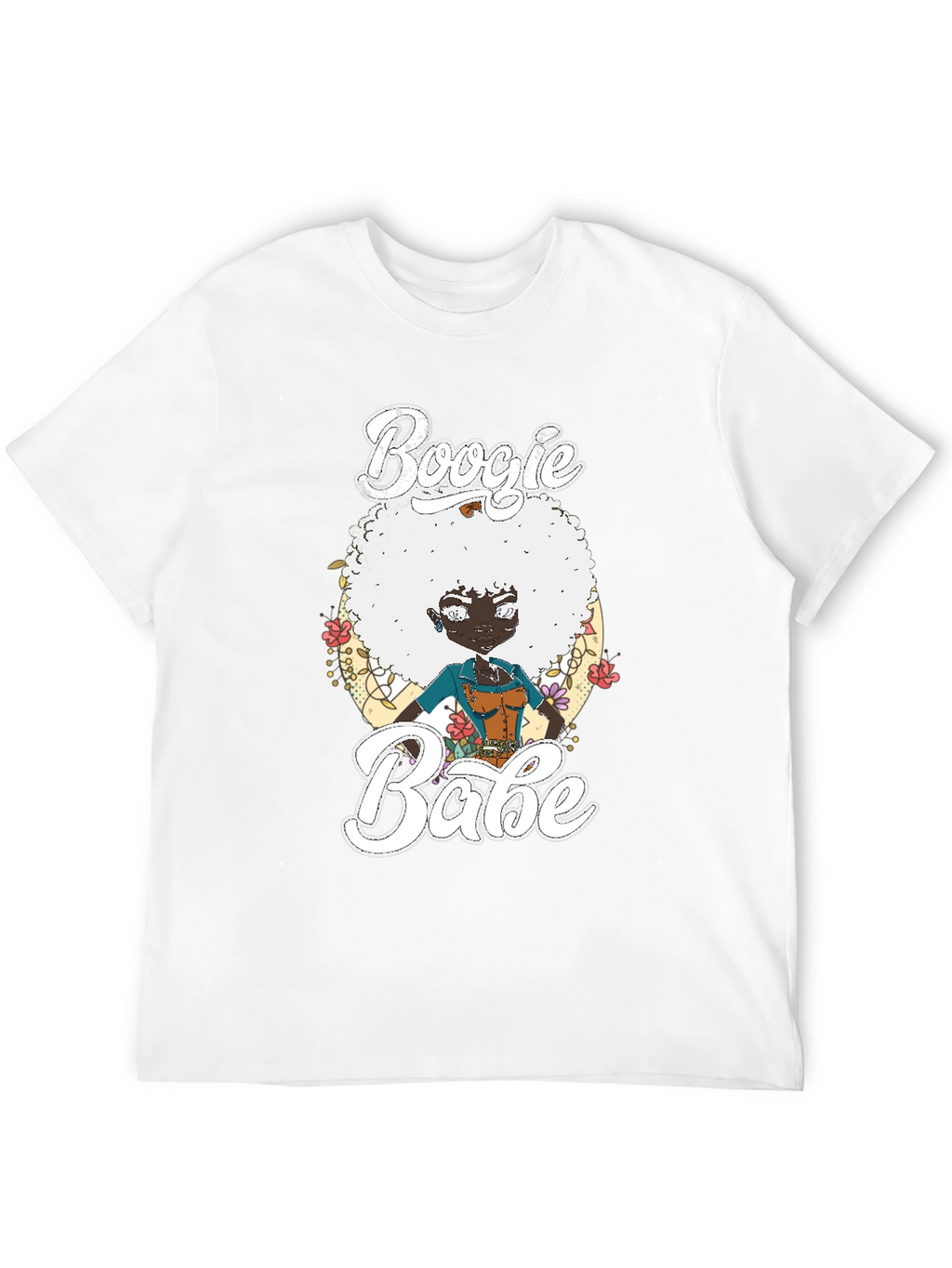 Boogie Babe T-Shirt Black Cotton Tee