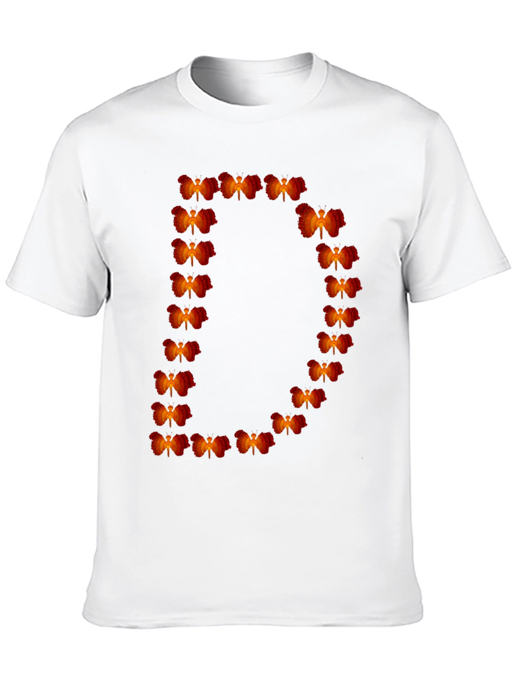 Unique D Dragonfly Graphic Tee - Black
