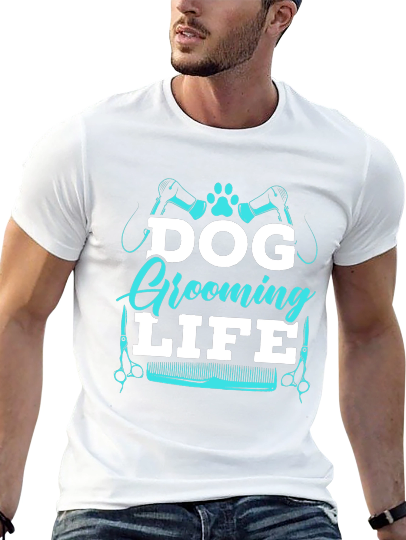 Dog Grooming Life Tee - Stylish Pet Lovers Apparel