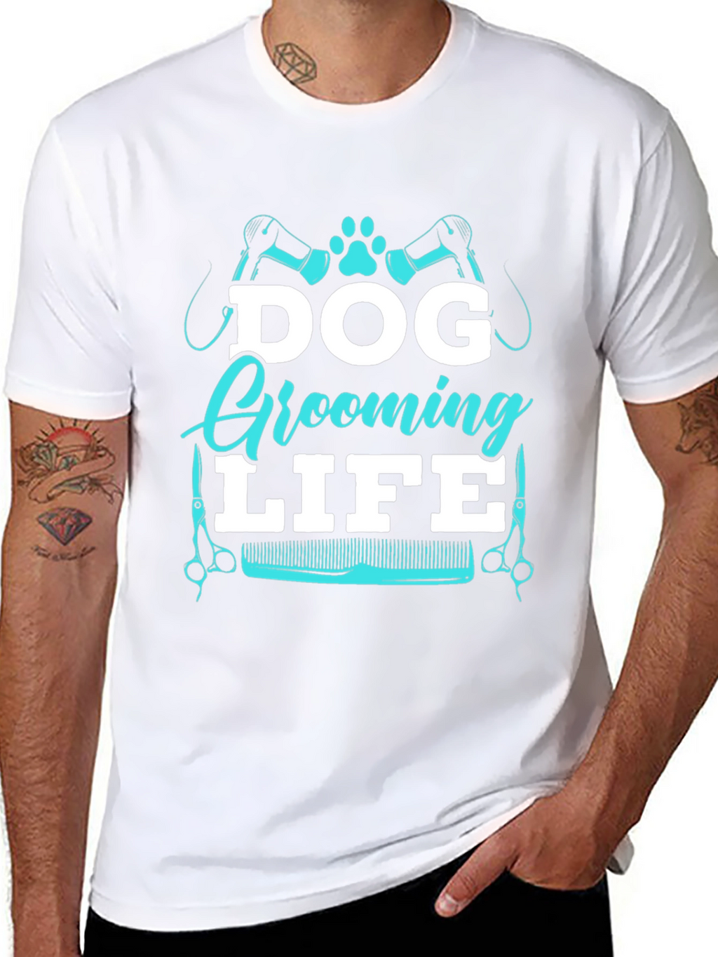 Dog Grooming Life Tee - Stylish Pet Lovers Apparel
