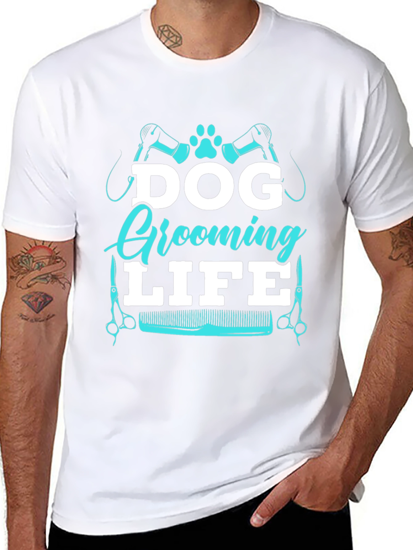 Dog Grooming Life Tee - Stylish Pet Lovers Apparel