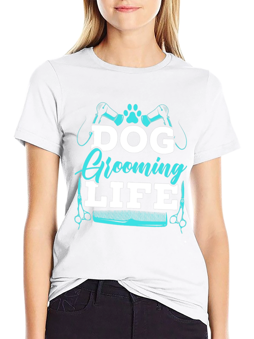 Dog Grooming Life Tee - Stylish Pet Lovers Apparel