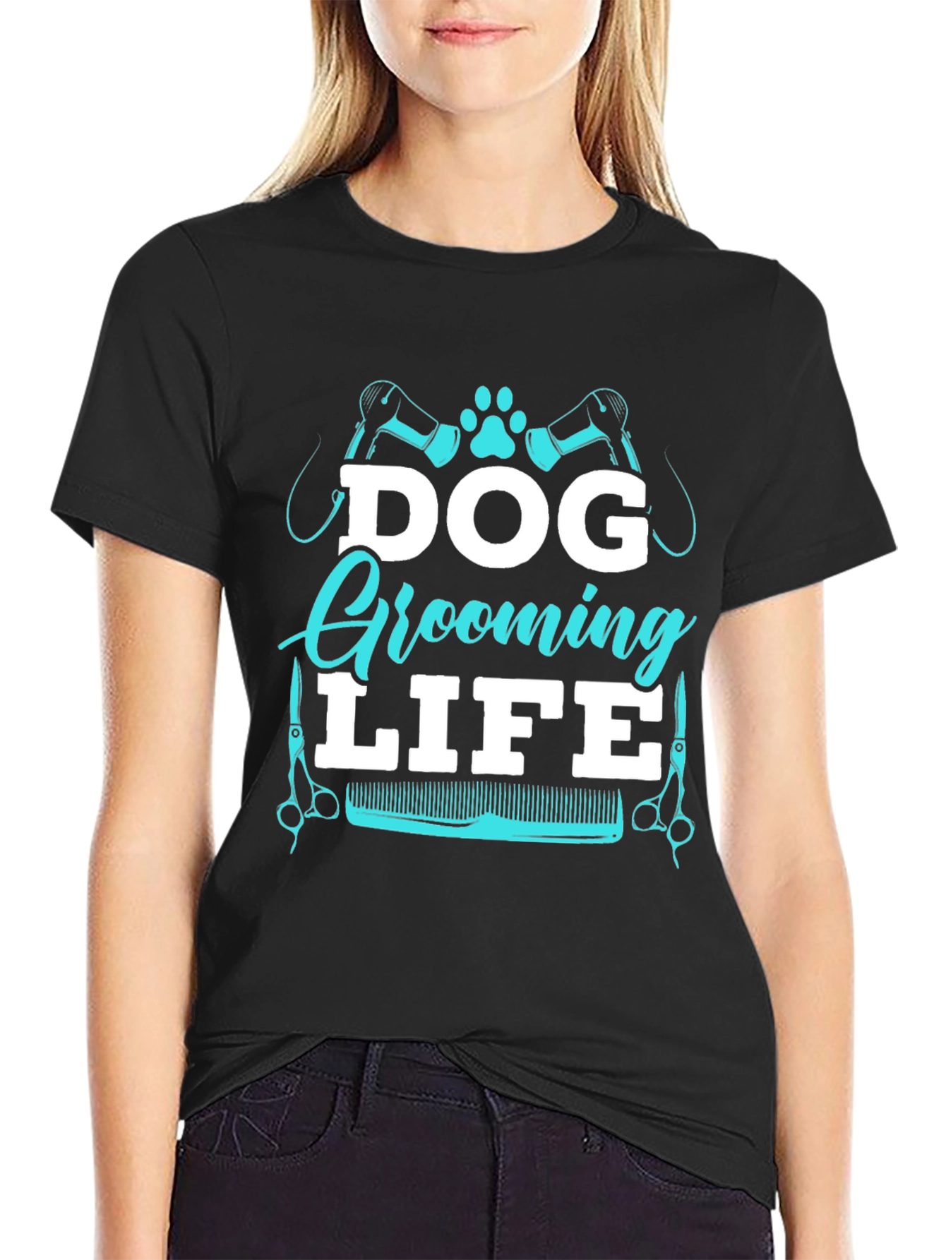 Dog Grooming Life Tee - Stylish Pet Lovers Apparel