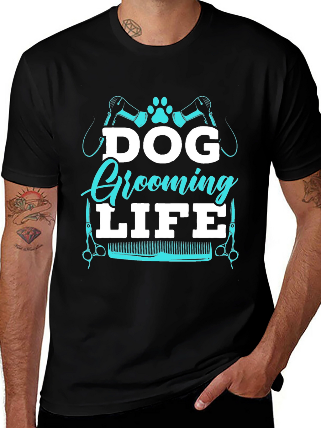 Dog Grooming Life Tee - Stylish Pet Lovers Apparel