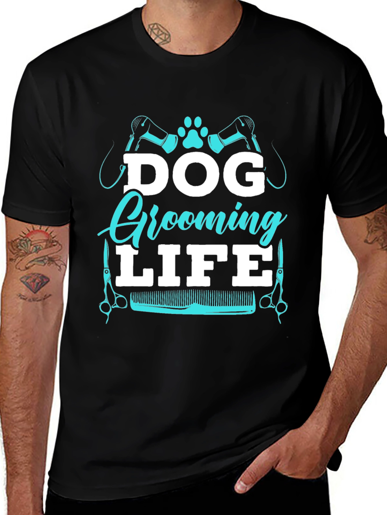Dog Grooming Life Tee - Stylish Pet Lovers Apparel