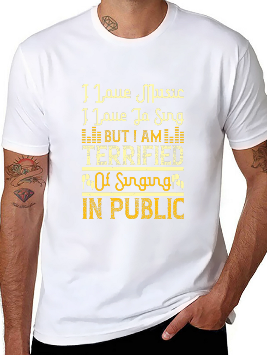 Music Lovers Terrified to Sing T-Shirt