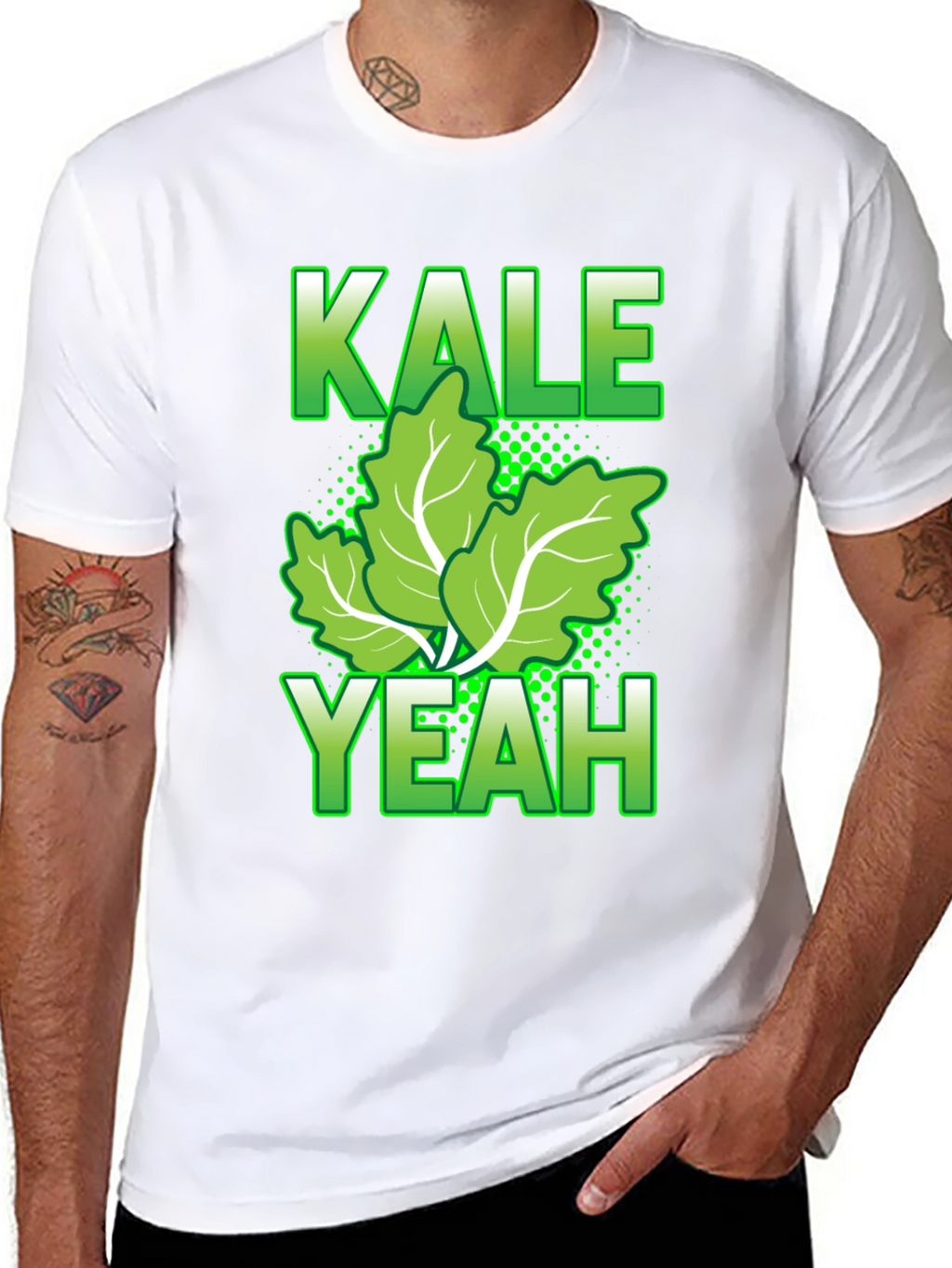 Kale Yeah T-Shirt - Funny Vegan Tee