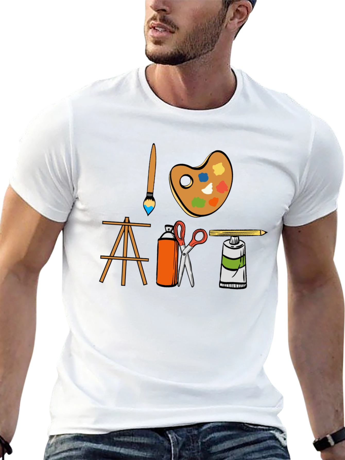 Artists Tools Graphic T-Shirt - Creative Arts Design