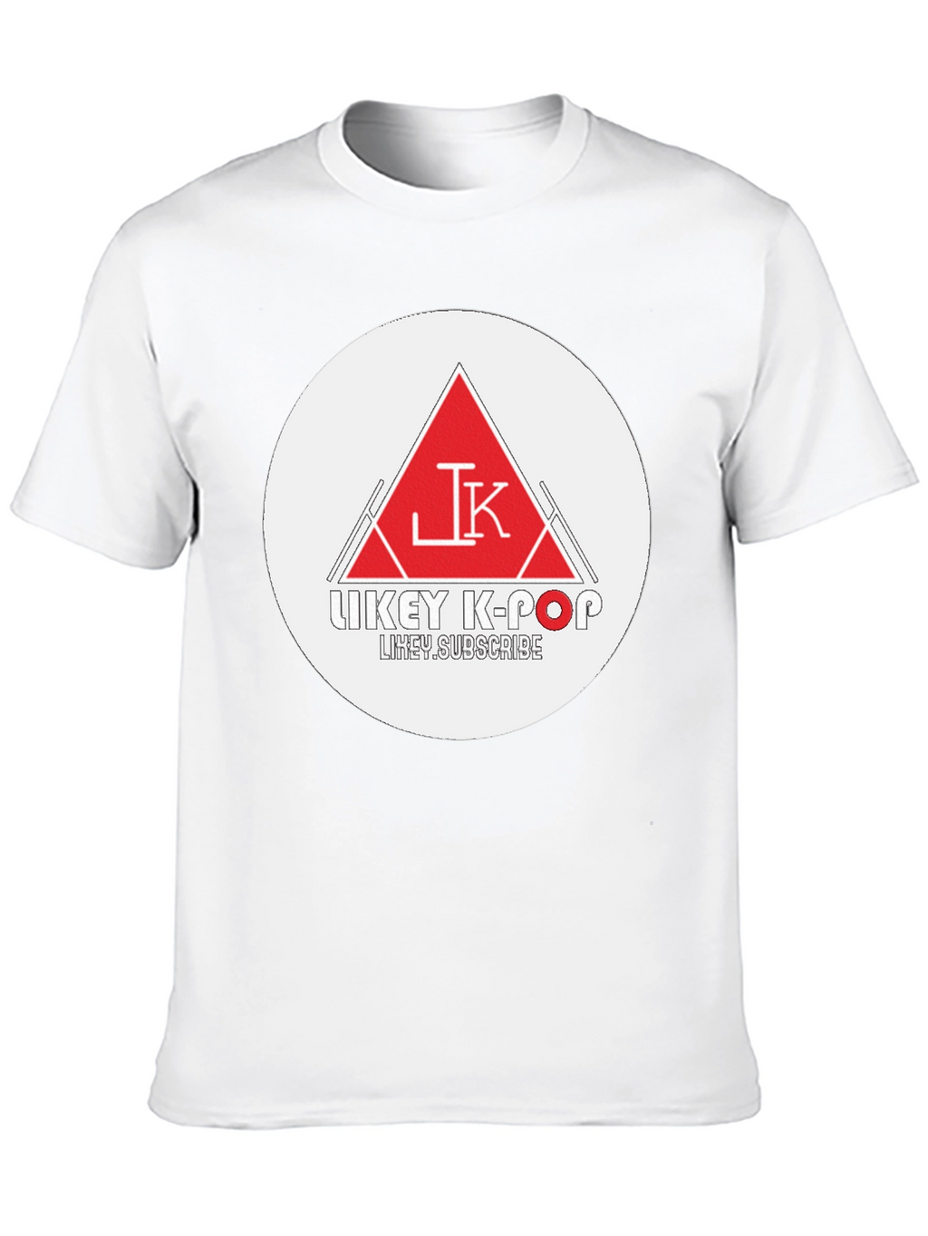 Trendy Black Graphic Tee - Likey K-Pop Design