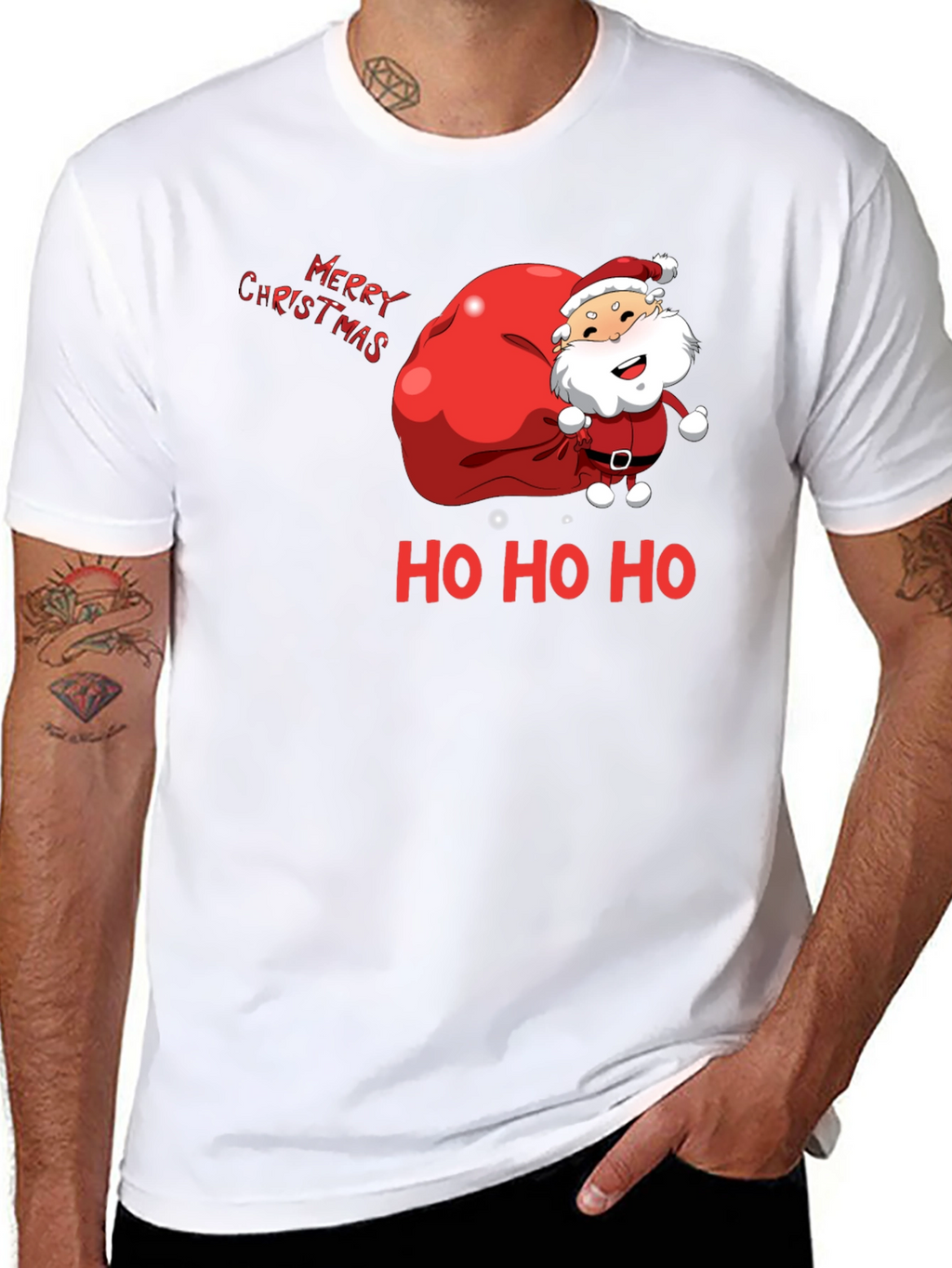 Merry Christmas Santa Graphic Tee