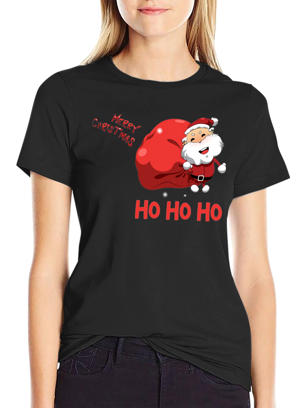 Merry Christmas Santa Graphic Tee