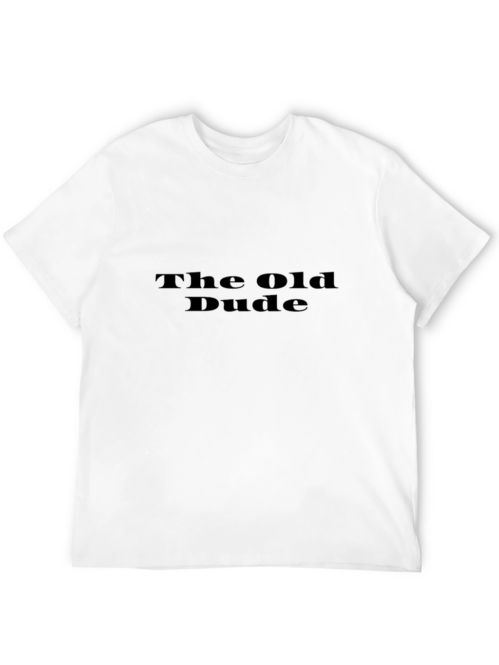 The Old Dude Black T-Shirt
