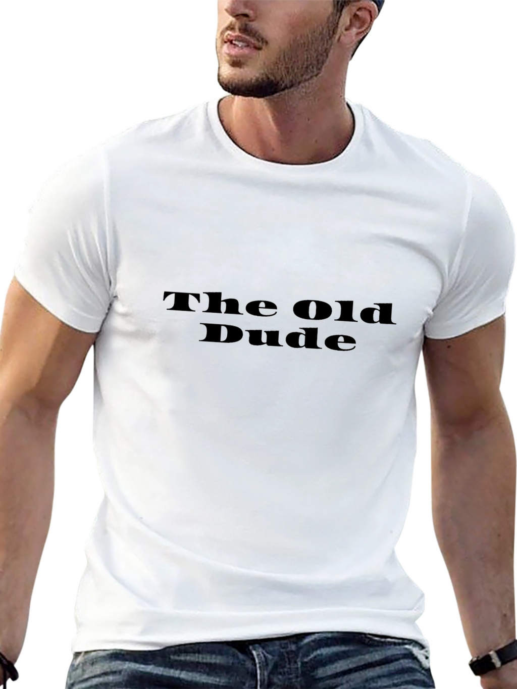 The Old Dude Black T-Shirt