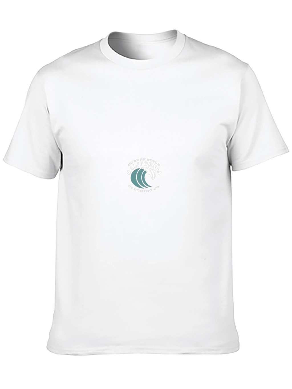 California Surf Style Black T-Shirt