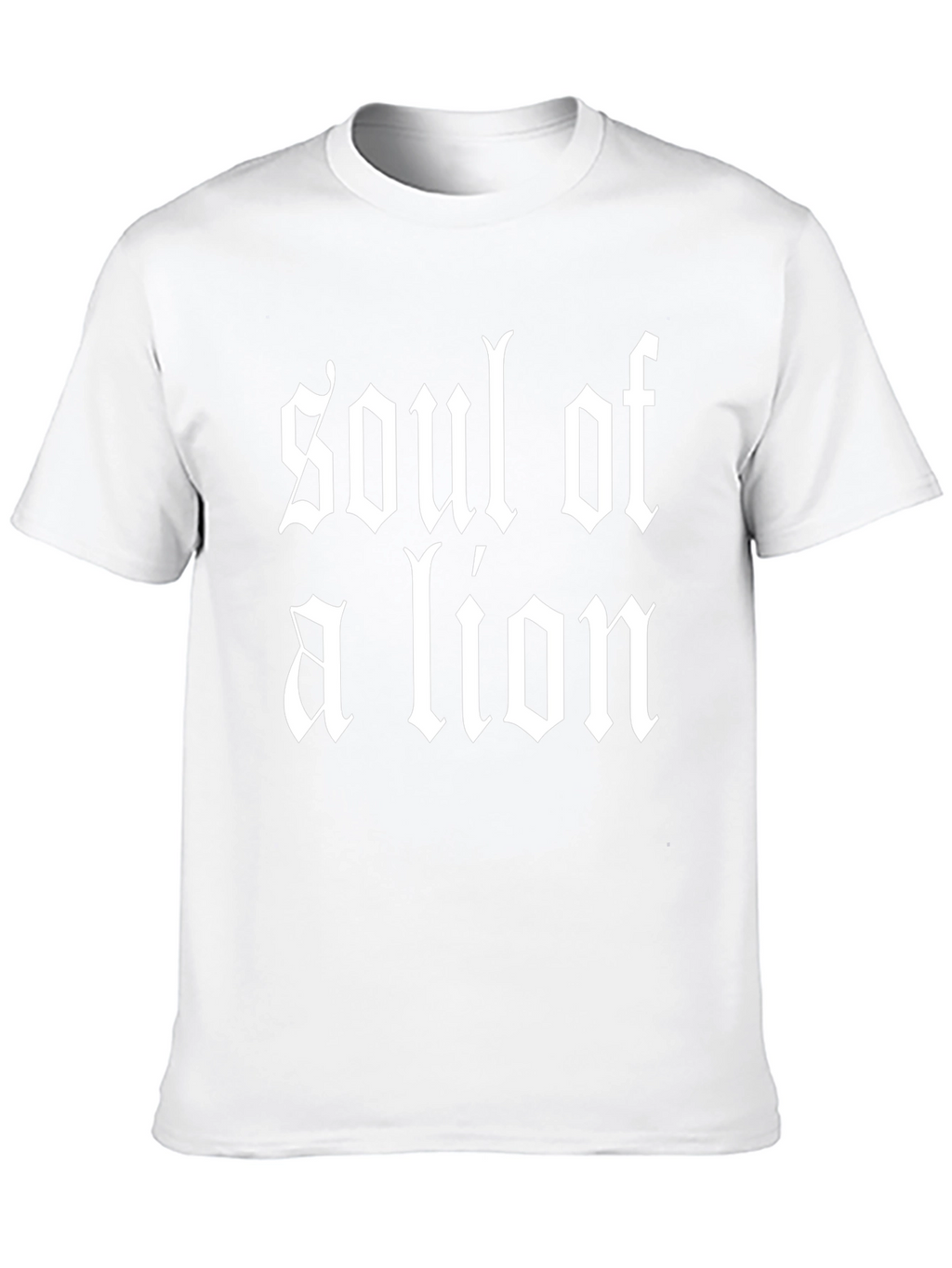 Soul of a Lion Black Graphic T-Shirt