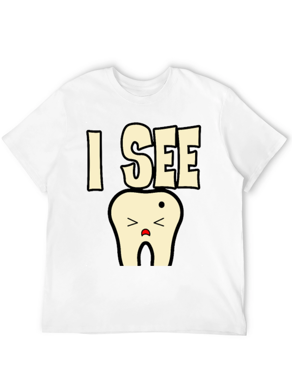 I See A Sad Tooth T-Shirt Funny Dentist Tee