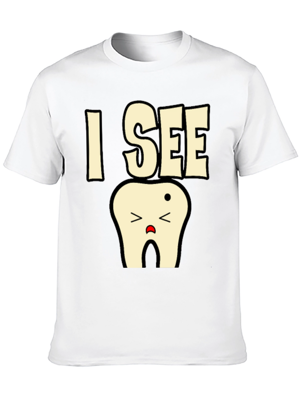 I See A Sad Tooth T-Shirt Funny Dentist Tee
