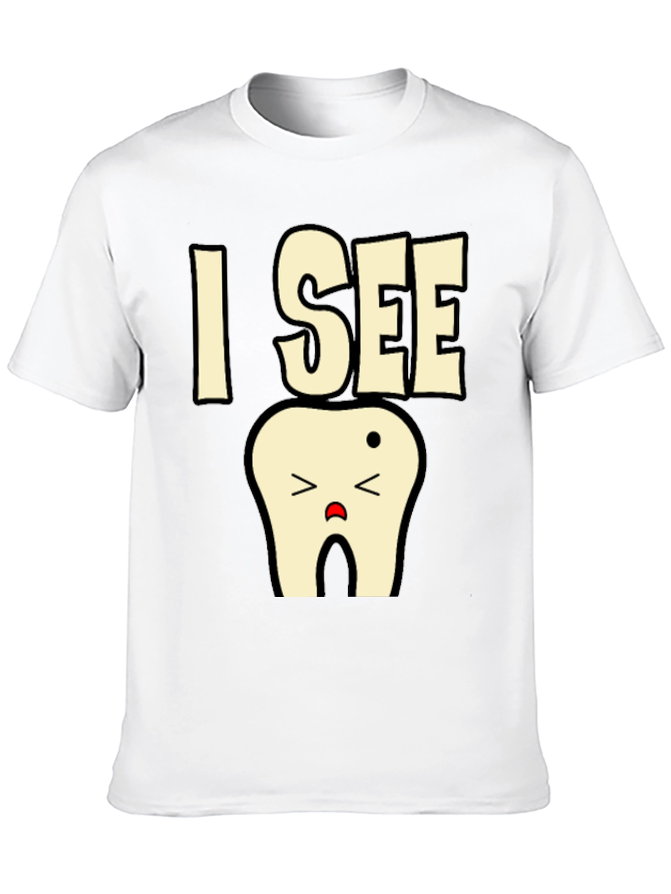 I See A Sad Tooth T-Shirt Funny Dentist Tee