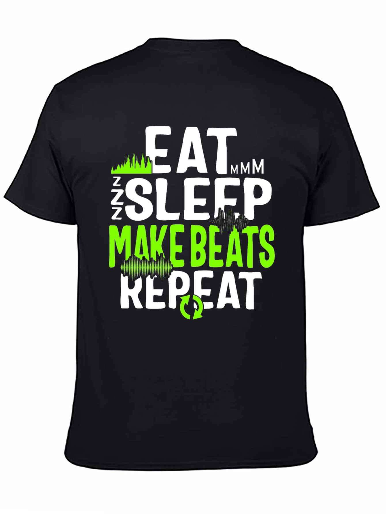 Eat Sleep Make Beats Repeat Graphic Tee