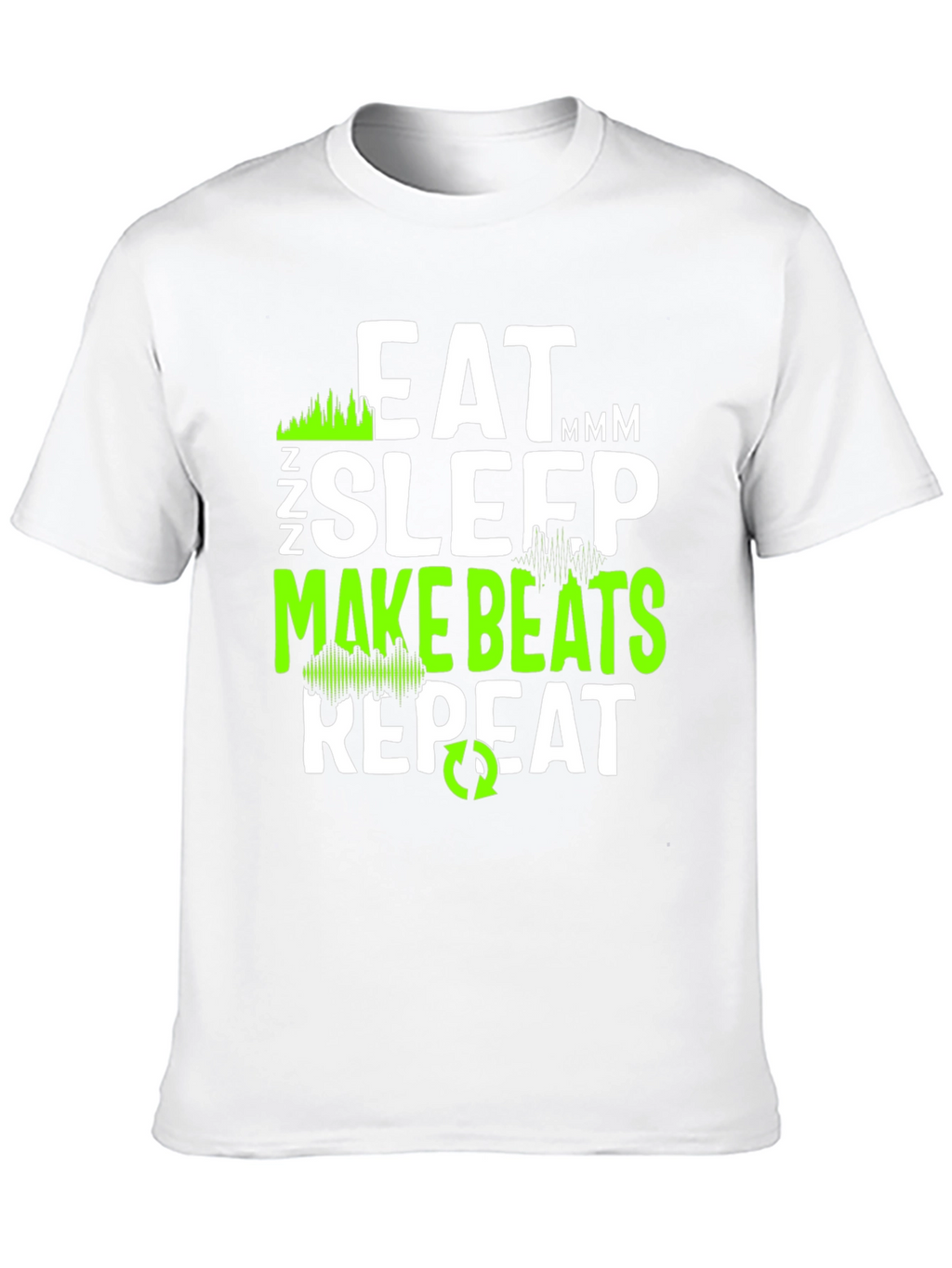 Eat Sleep Make Beats Repeat Graphic Tee