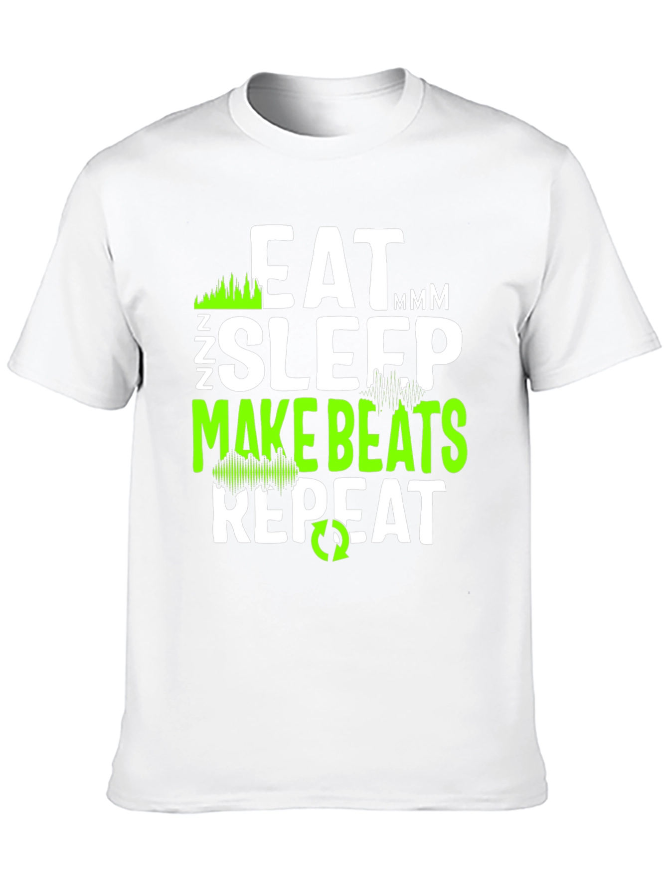 Eat Sleep Make Beats Repeat Graphic Tee