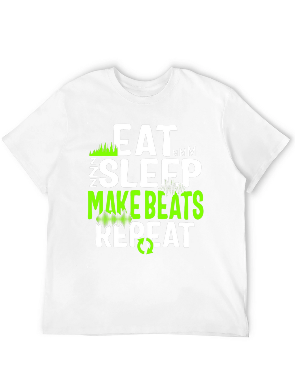 Eat Sleep Make Beats Repeat Graphic Tee