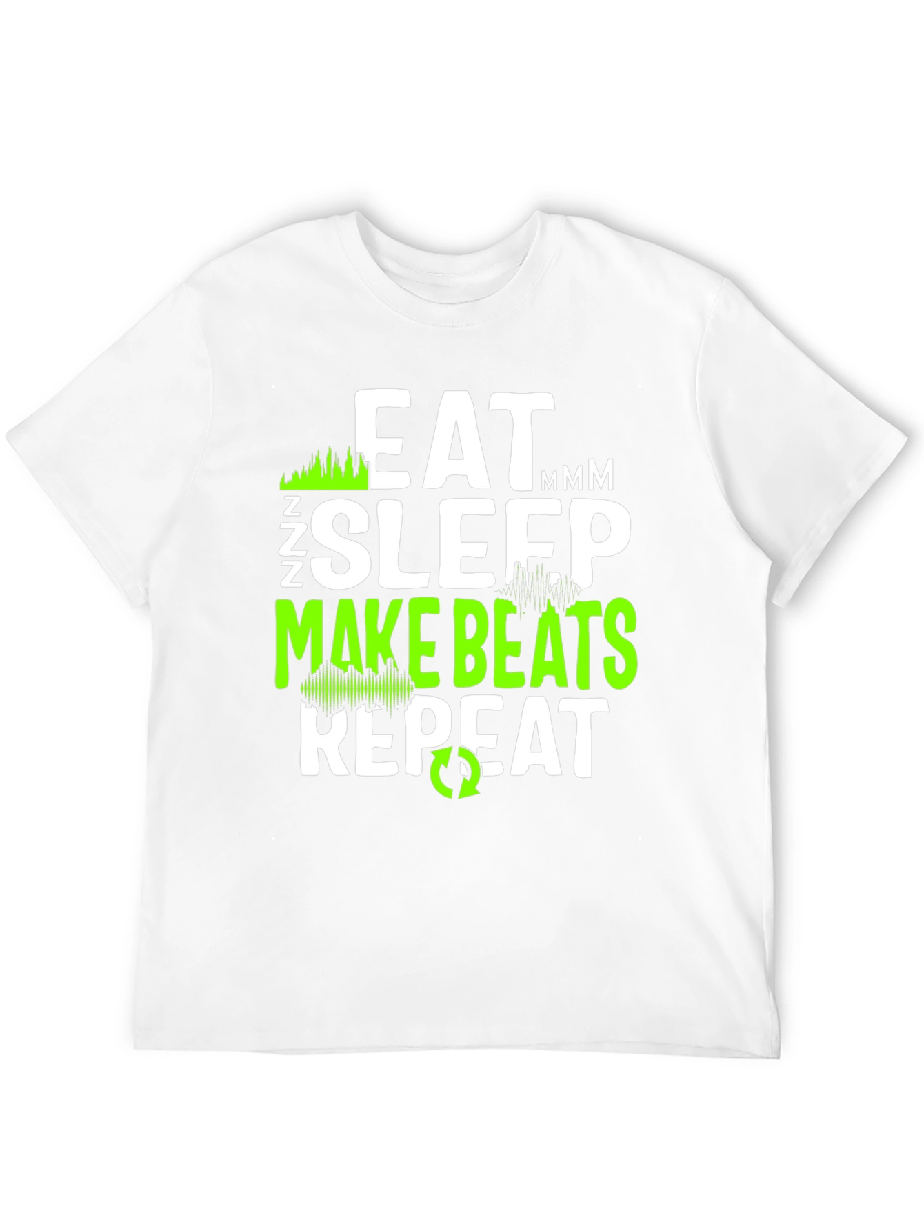 Eat Sleep Make Beats Repeat Graphic Tee
