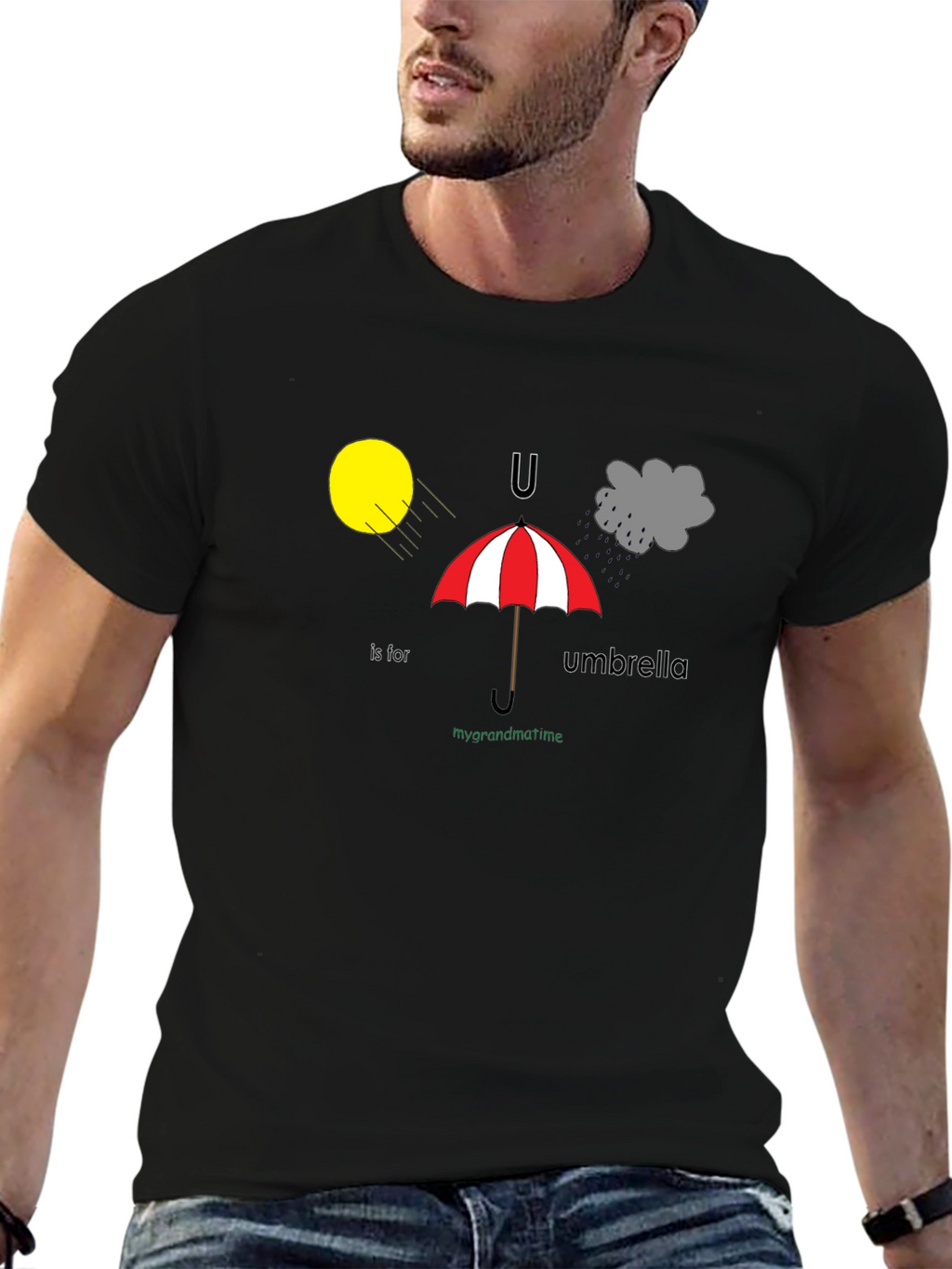 U is for Umbrella T-Shirt