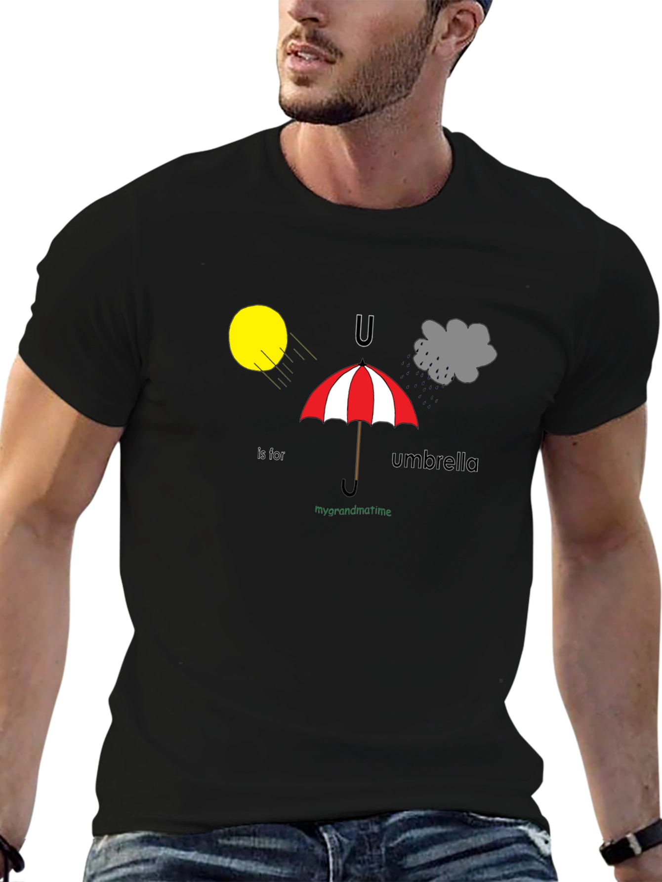 U is for Umbrella T-Shirt